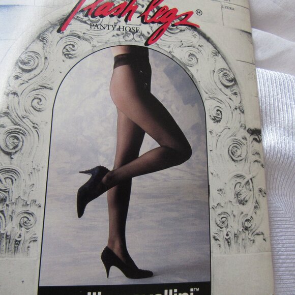 Lot of 3 Flash Legs Emilio Cavallini USA Pantyhose - sz. M,Black - Picture 3 of 5